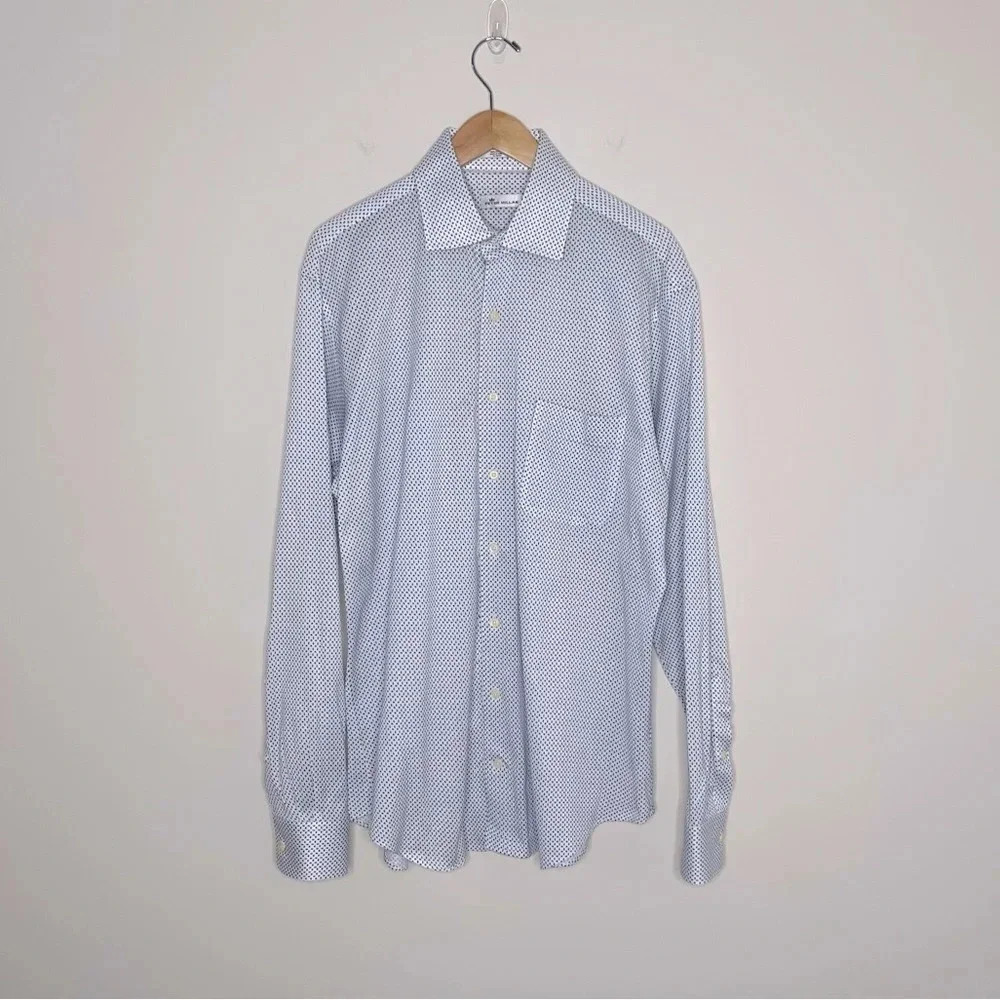 Peter Millar Cotton Sport Shirt work wear business casual breathable  qu…